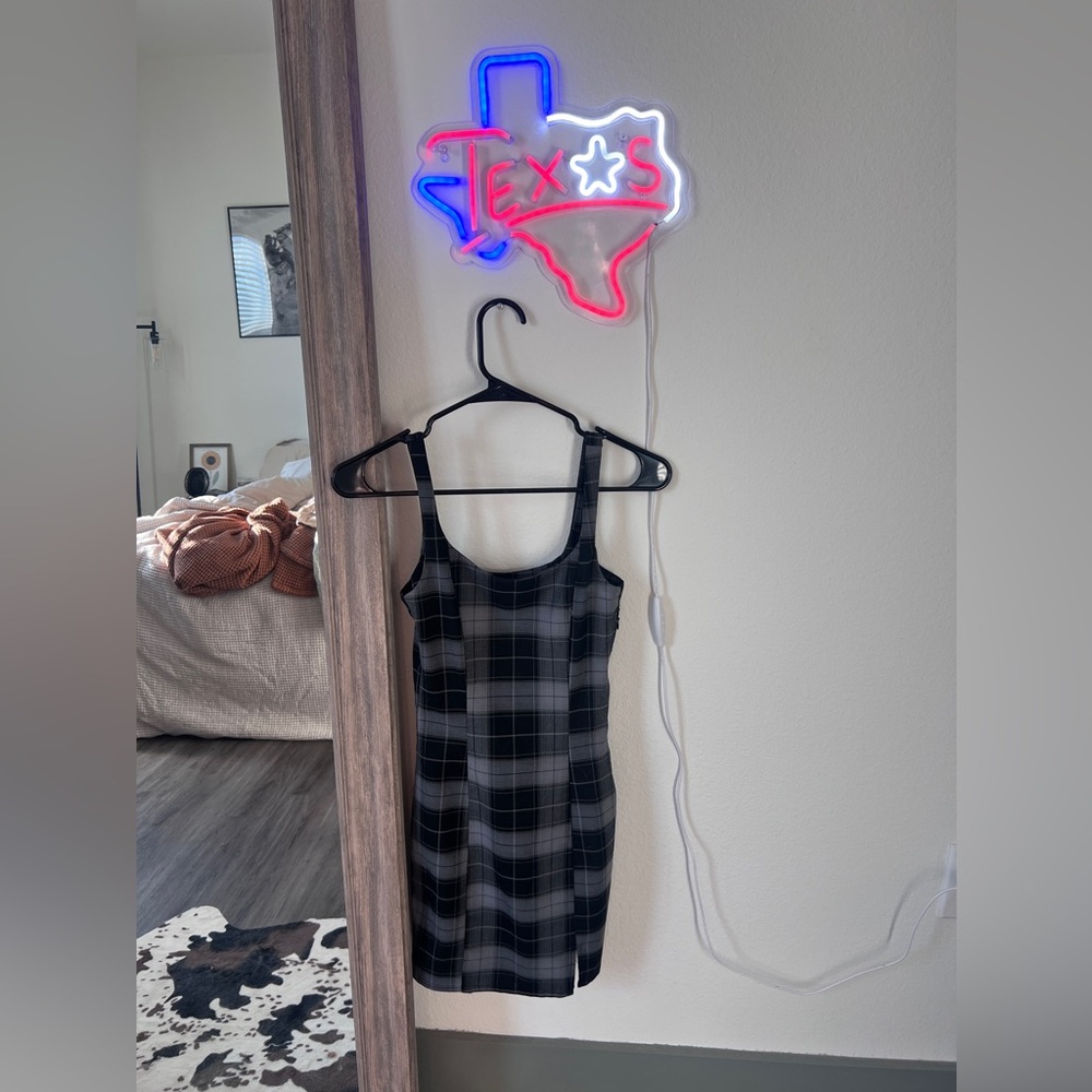 Plaid H&M Mini Dress